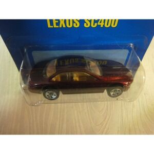 mattel HOT WHEELS Die cast 12357 Lexus Sc400 #264 1991 sparkle burgundy NEW